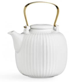 KÄHLER Porcelánová čajová kanvica Hammershøi White 1,2 l