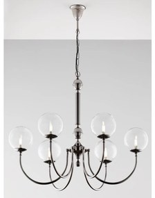 Jupiter 2022 - Luster na reťazi BRILLANTE 6xG9/10W/230V lesklý chróm