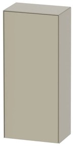 DURAVIT White Tulip závesná polovysoká skrinka, 1 dvierka, pánty vľavo, 400 x 240 x 880 mm, taupe matná, WT1322L6060