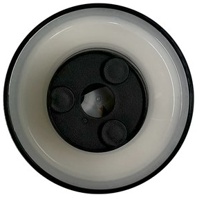 Exteriérové nástenné LED svietidlo Disk, 1x LED 9w, CCT, čierna