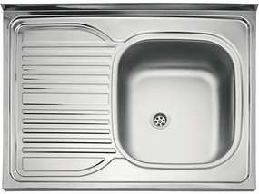 Nerezový drez Sinks CLP-D 800M 0,5 mm pravý matný