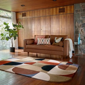 Ručne tkaný vlnený koberec v terakotovej farbe 160x230 cm Mia Arch – Flair Rugs