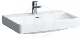 LAUFEN Pro S Umývadlo, 700 mm x 465 mm, 1 otvor na batériu, s LCC, biela H8169674001041