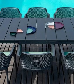 Stima Moderní plastové kreslo NET Vyberte odtieň ->: Salice - modrá