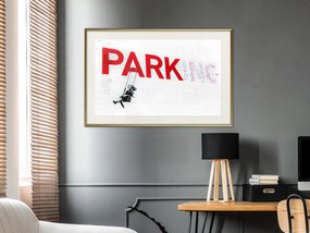 Artgeist Plagát - Park-ing [Poster] Veľkosť: 60x40, Verzia: Zlatý rám