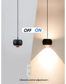 Immax NEO 07219L - LED Stmievateľný luster DORMINE 6W/230V matná čierna Tuya +DO