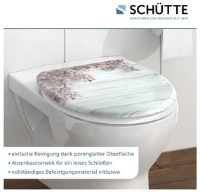 Schütte WC doska (Kvety/drevo)  (100335900)
