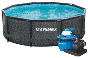 Marimex | Bazén Marimex Florida 3,66 x 1,22 m s filtráciou - motív RATAN | 19900080