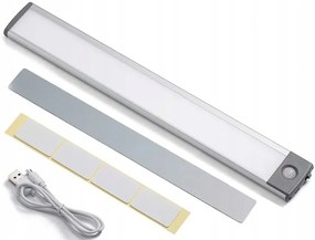 Verk 08366 Multifunkčné LED osvetlenie s pohybovým a súmrakovým senzorom 32 cm biela