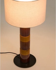 Stolová lampa s textilným tienidlom (výška 61,5 cm) Mavran – Kave Home