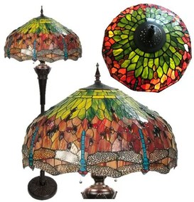 Luxury maxi Tiffany stojacia lampa MULTICOLOUR Ø62*170