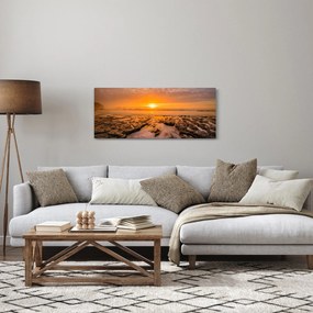 Obraz západu slnka (120x50 cm)