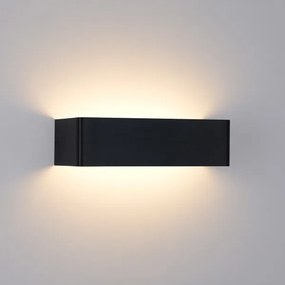 Brilagi - LED vonkajšie nástenné svietidlo DONNANI LED/12W/230V 30 cm čierne IP44