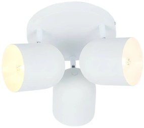 Candellux Biele stropné svietidlo Azuro pre žiarovku 3x E27 s guľatou základňou 98-63274