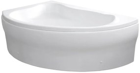 Aqualine Aqualine, ORAVA vaňa 150x90x38cm bez nožičiek, ľavá, biela, G1590
