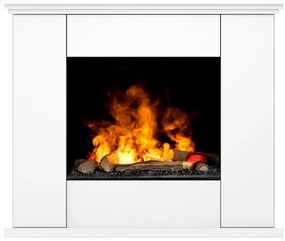 Elektrický krb Norte Cassette 400/600 biela