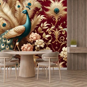 Fototapeta - Elegantný páv (147x102 cm)