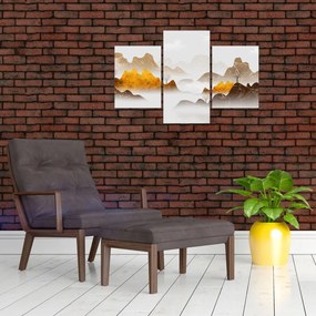 Obraz - Hory v hmle (90x60 cm)