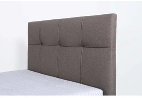 Čalúnená posteľ s úložným priestorom bez matraca MARIA ONE 90x200 cm taupe