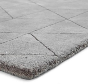 Sivý vlnený koberec Think Rugs Kasbah, 150 x 230 cm