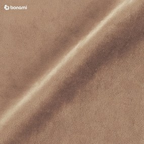 Okrovožltá boxspring posteľ s úložným priestorom 140x200 cm Flip – Ropez