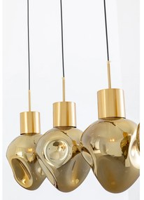 Amber visiaca lampa jantárová