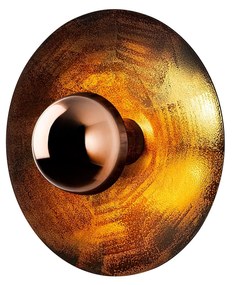 Nástěnná lampa Kurt 28 cm měděná