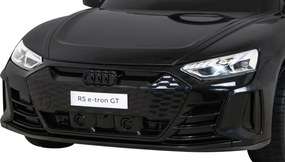 Ramiz Elektrické autíčko Audi RS E-Tron GT pre deti čierne + diaľkové ovládanie + pohon 4x4 + rádio MP3 + LED + EVA