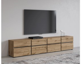 TV stolík/skrinka Crossroad Typ 40 (dub wotan). Vlastná spoľahlivá doprava až k Vám domov. 1108265