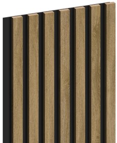 Mexen Lam-B, stenové lamely 275 × 31,5 cm, HDF doska 4 mm, dub klasický, S100-275317-2812-072