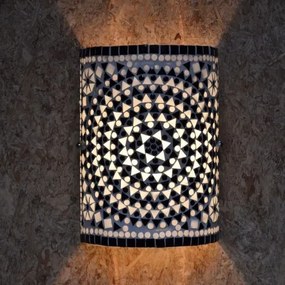 Orient nástenné svietidlo s káblom mosaic Cylinder DOMINO 17*26