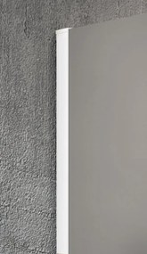 Gelco Sapho, VARIO WHITE jednodielna sprchová zástena na inštaláciu k stene, číre sklo, 1000 mm, GX1210GX1015