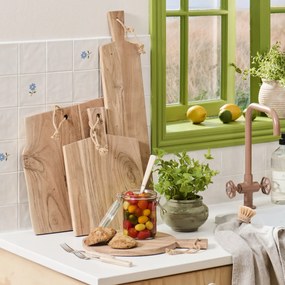 Ib Laursen Dřevěné prkénko na tapas Accacia Oblong 68 cm