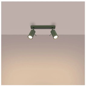 Zelené bodové svietidlo 6x30 cm Etna – Sollux