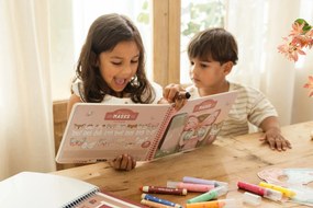 Kniha s vystrihovacími maskami Rosa