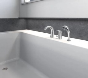 Aqualine Aqualine, KASIOPEA trojprvková batéria na okraj vane, chróm, 1107-30