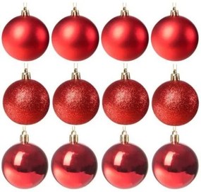 Vianočné gule na stromček 12 ks SPRINGOS CA0001