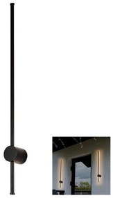 LED Vonkajšie nástenné svietidlo LED/12W/230V 3000K IP65 čierna