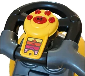 Detské odrážadlo s vodiacou tyčou 3v1 Baby Mix Mega Car zelené