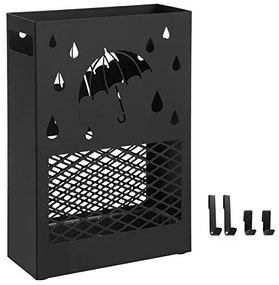 Stojan na dáždniky SONGMICS LUC004B01 - čierny