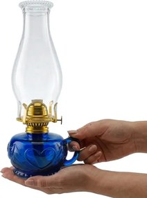 Brilagi - petrolejová lampa MERLIN modrá