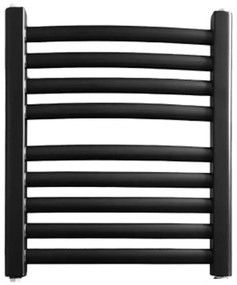 Kúpeľňový radiátor Łezka ŁP 9/50 čierny 500x540