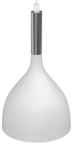 Luster na lanku NOAK 2xE27/15W/230V biela/chróm