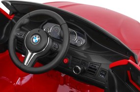 Ramiz Detské elektrické autíčko BMW X6M, červené SUV + diaľkové ovládanie