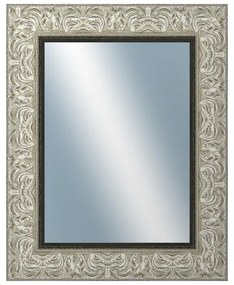 DANTIK - Zrkadlo v rámu, rozmer s rámom 40x50 cm z lišty PRAHA strieborná (2751)