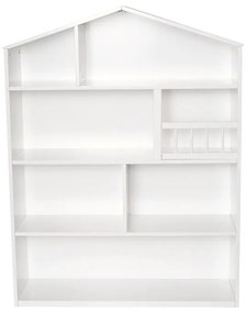 Polička domeček pro panenky bílá