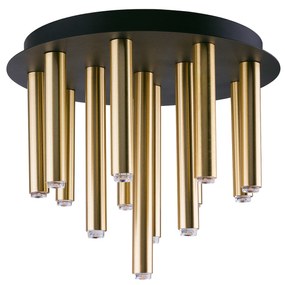 STALACTITE XIII 9054 | mosadzná stropná lampa ø=34 cm