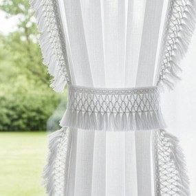 ZÁCLONA NA PÁSKE KIRA2 140X270 CM BIELA