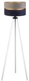 Duolla - Stojacia lampa DUO 1xE27/60W/230V pr. 44 cm šedá/modrá/biela
