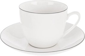 Biela porcelánová šálka na cappuccino 210 ml Decora – Orion